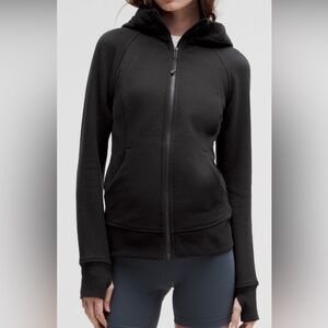 Lululemon Scuba Black Full-Zip Hoodie Black Size 6 Small